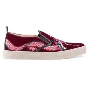 GUCCI dublin slip on sneakers